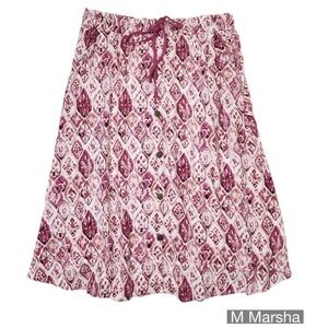 LulaRoe Marsha Button Up Midi Skirt 1822